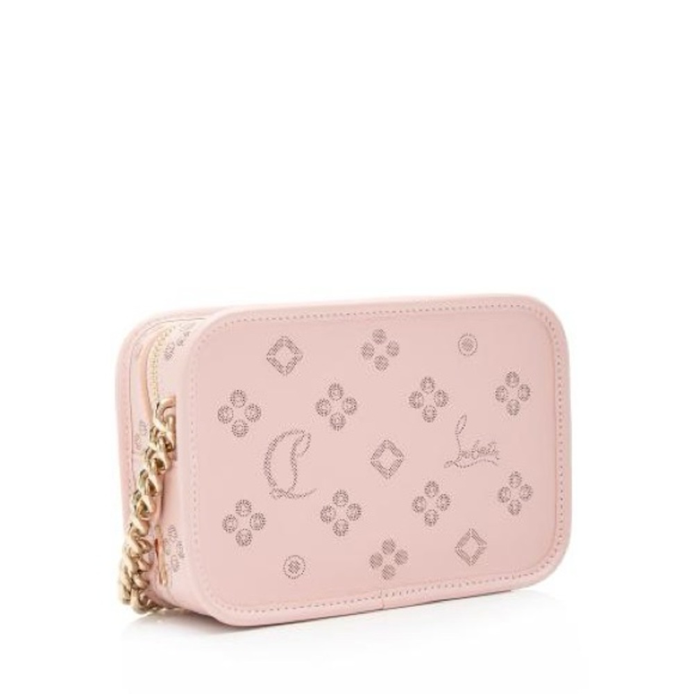 Christian Louboutin RADIOLOUBI Loubinthesky Perforated Chain Crossbody Bag $1250 - Picture 4 of 8